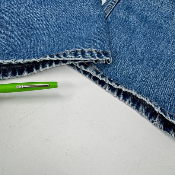 Levi's 505 Jeans Mens 38x30 (38x29 ACTUAL) Regular Fit Straight Leg Blue Denim - Picture 5 of 10